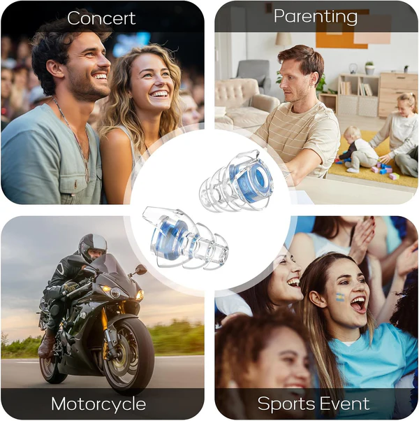 Hi-Fi Spirit Concert Music Earplugs for Noise Reduction Size S/M (Hearprotek®)