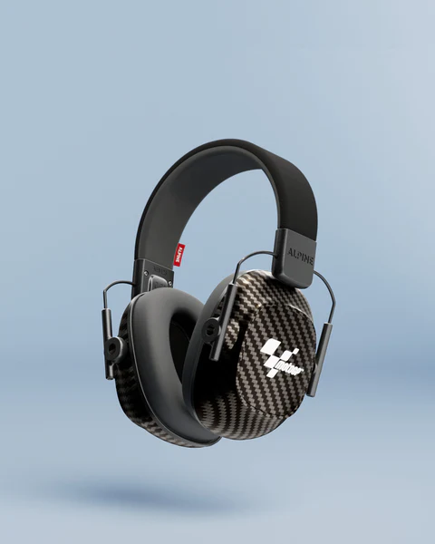 ที่ครอบหูลดเสียง สีดำ แบบคาดศรีษะ MotoGP Racing Pro Earmuff For Adults, Black (ALPINE®)