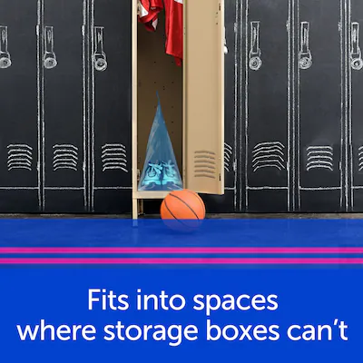 Ziploc® Big Bags Stand & Fill Expandable Bottom ถุงจัดเก็บอุปกรณ์ เก็บเสื้อผ้า ผ้าห่ม