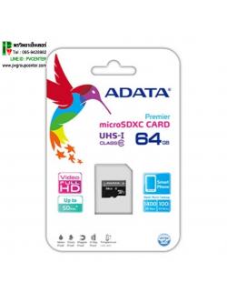 Micro SDXC Adata Premier (Class 10 UHS-I 50/10 MB/s) 64GB (USDX64GUICL10R)