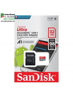SanDisk Ultra MicroSDHC UHS-I SDCard 32GB Class 10 (98MB/s 653X)