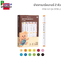 ปากกามาร์คเกอร์ 2หัว 12สี น้องหมีเนย (ButterBear X Deli)