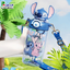 กระบอกน้ำพลาสติกพกพา Disney Stitch & Angel 500ml.