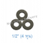แหวนอีแปะหุน ไม่ชุบ 1/2" (4 หุน)