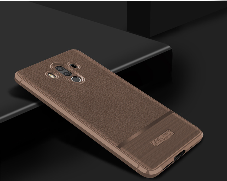 เคส Huawei Mate 10 Pro #เคสฝาหลัง TPU ผิวลิ้นจี่กันลื่นเคสคุณภาพดีราคาเบาๆสบายกระเป๋า