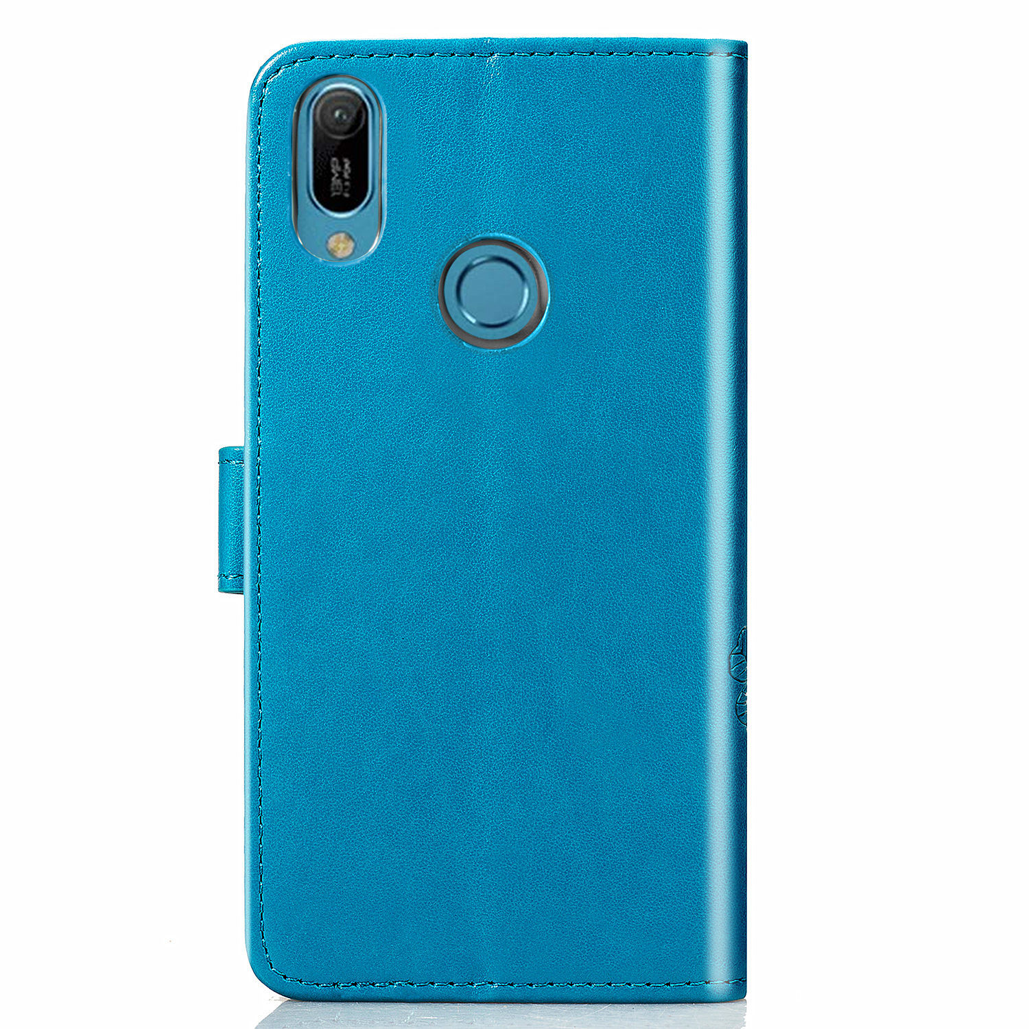 Case Huawei Y9 Prime 2019 #เคสฝาพับมีช่องใส่บัตร HAT PRINCE Imprinted Clover Leather Wallet