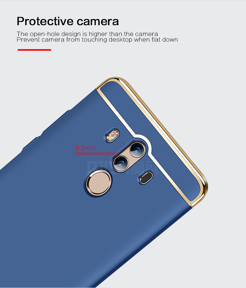 เคส Huawei Mate 10 Pro #เคสฝาหลัง MOFI Guard Series พลาสติกแข็งขอบเงาแบบ 3-in-1
