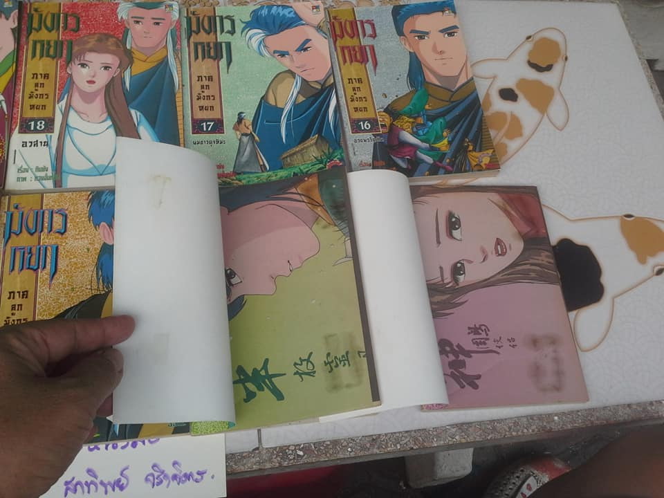 มังกรหยก ภาคลูกมังกรหยก ครบชุด 18 เล่มจบ (หนังสือการ์ตูน) **สินค้าหมด**