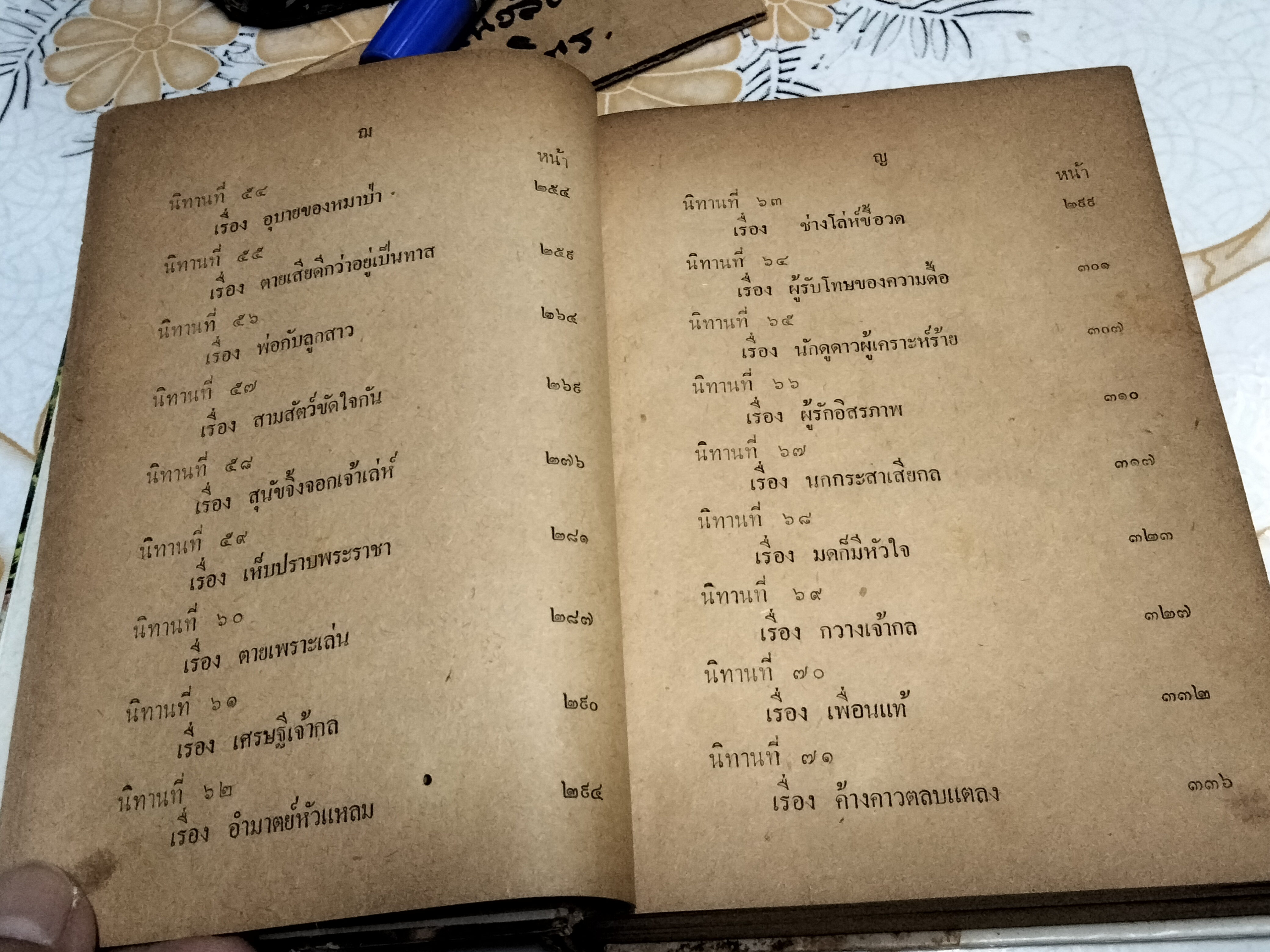 นิทานทวีปัญญา โดย จอมทอง พิมพ์ครั้งที่ 2/2508 สนพ.อุดมศึกษา