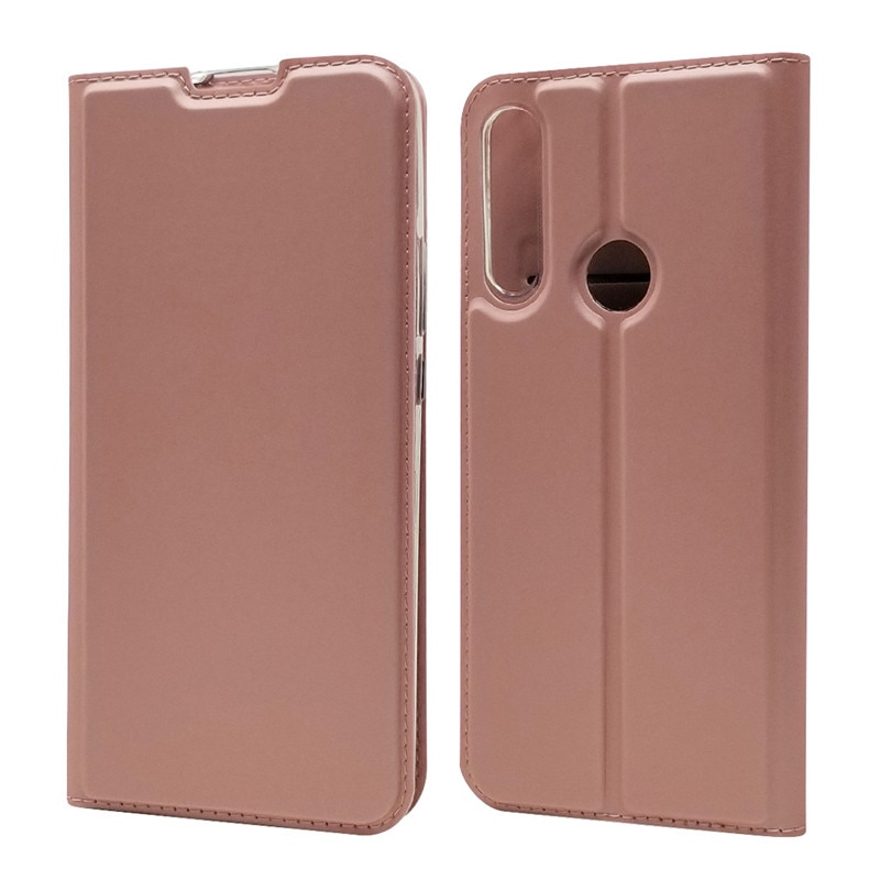 Case Huawei Y7p #เคสแบบฝาพับหนัง PU Magnetic Adsorption Stand Leather Card Holder
