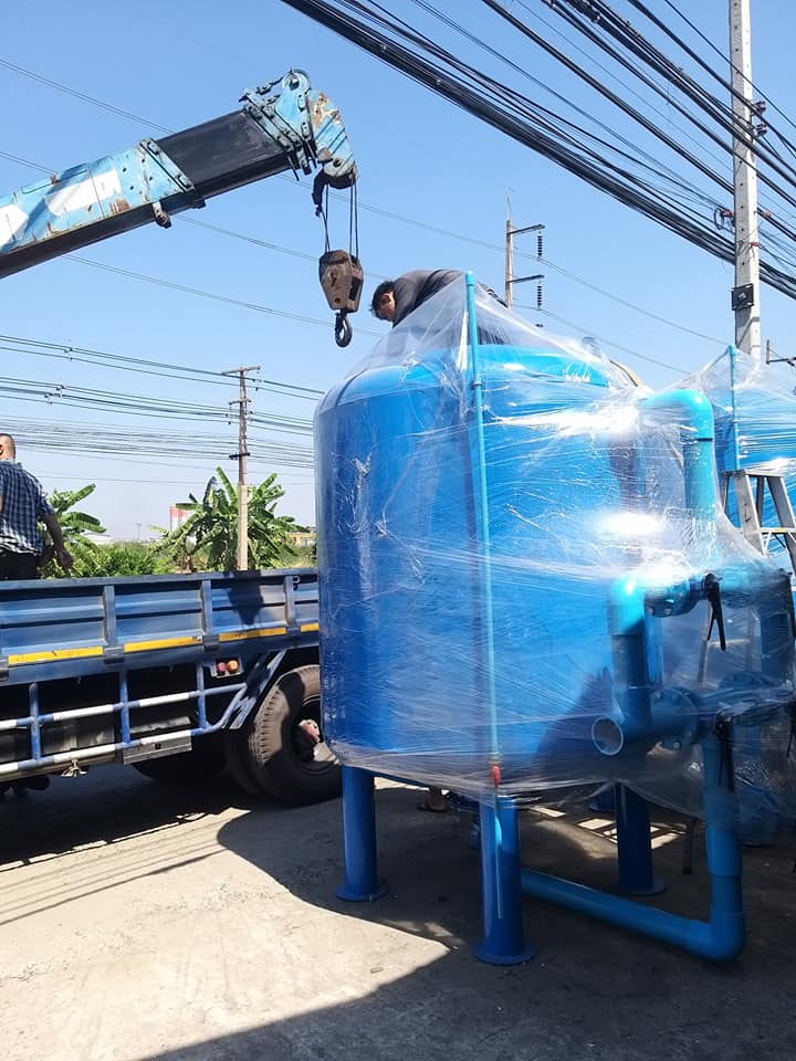 ถังกรองเหล็ก20นิ้วสำหรับกรองน้ำประปาหรือบาดาล