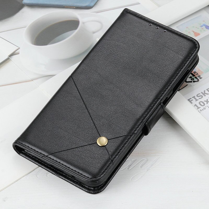 Case Nokia 9 PureView #เคสฝาพับหนัง PU แบบกระเป๋าสตางค์ Rivet Decor PU Leather Wallet Stand Phone Cover