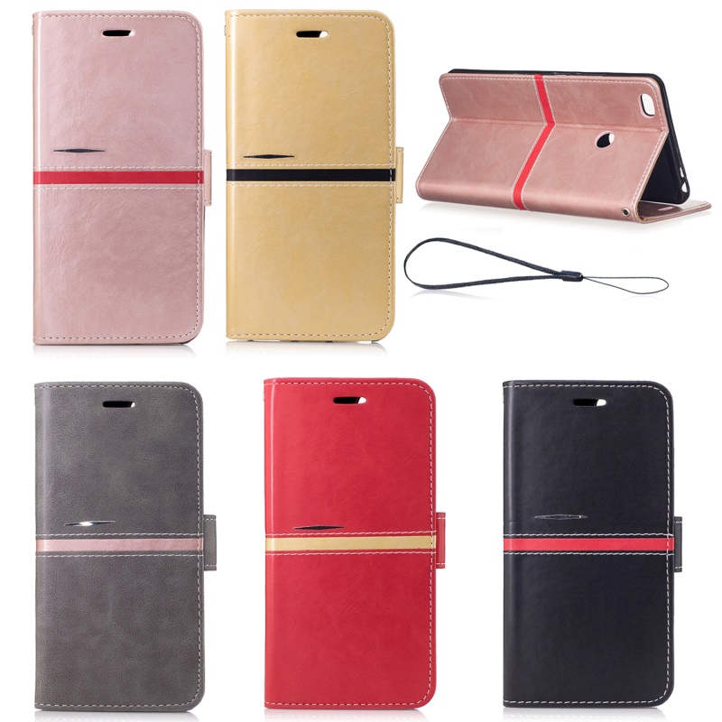 เคส Xiaomi Mi Max 2 Elegant Series #เคสแบบกระเป๋าสตางค์แบบหนังPU มีสายคล้องมือ