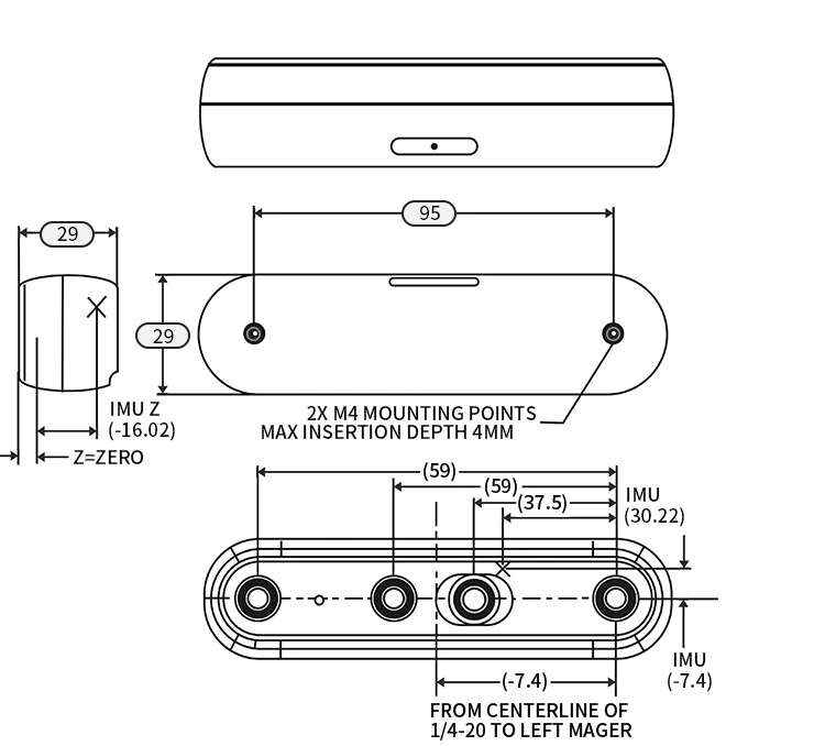 กล้อง Intel RealSense D455 True Depth Camera Fourth-generation 3D เทคโนโลยีความลึกสามมิติ