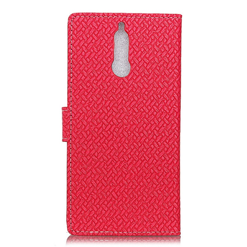 เคส Huawei nova 2i 5.9นิ้ว #เคสฝาพับแบบกระเป๋าสตางค์หนัง PU ลายถักทอสีสันสวยงาม
