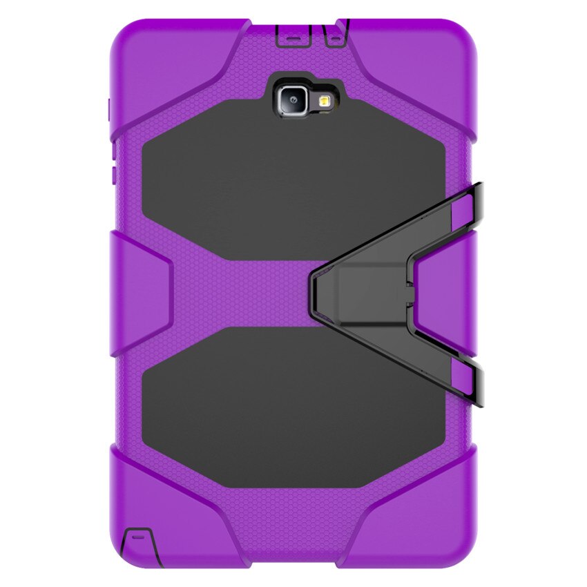 Case Samsung Galaxy Tab A 10.1 (2016) P580 P585 #เคสฝาหลังไฮบริดกันกระแทก ซิลิโคน+พลาสติก Combo Shell