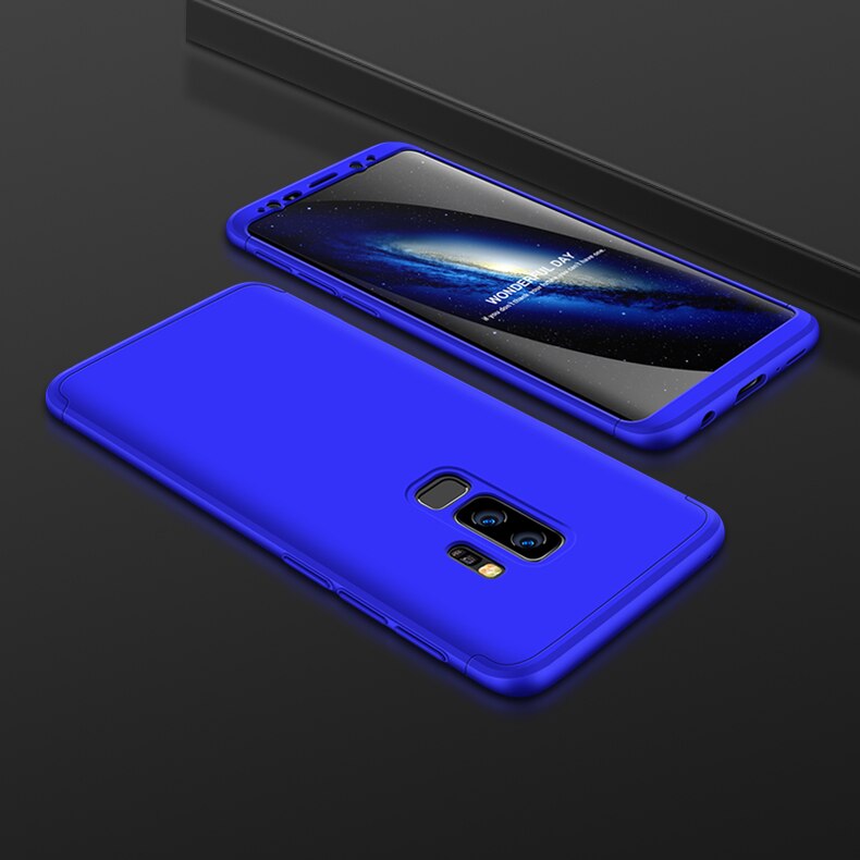 เคส Samsung Galaxy S9+ #เคสฝาหลังพลาสติกแข็ง GKK Detachable All-wrapped Matte แยกชิ้นได้