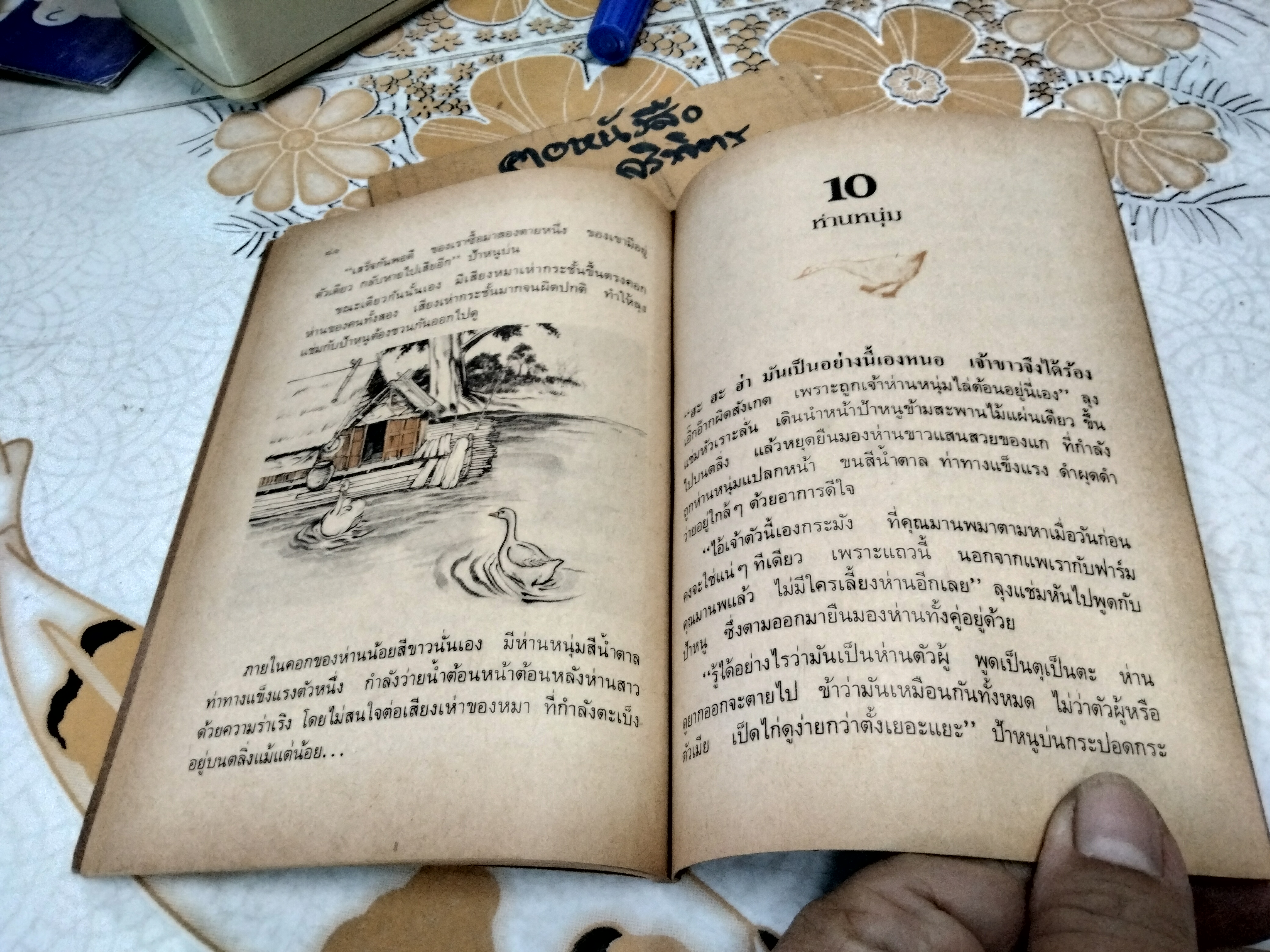 ลูกห่านโทน - ส. พุ่มสุวรรณ หนังสืออ่านสำหรับเยาวชน ชุด สัตว์เลี้ยงแสนรัก อันดับที่ 6/93 สำนักพิมพ์ไทยวัฒนาพานิช พิมพ์ปี พ.ศ 2526 **สินค้าหมด**