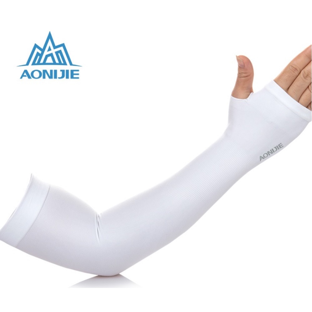 ปลอกแขนกันแดด ปลอกแขนกันยูวี AONIJIE แบบสวมนิ้วโป้ง(E01)