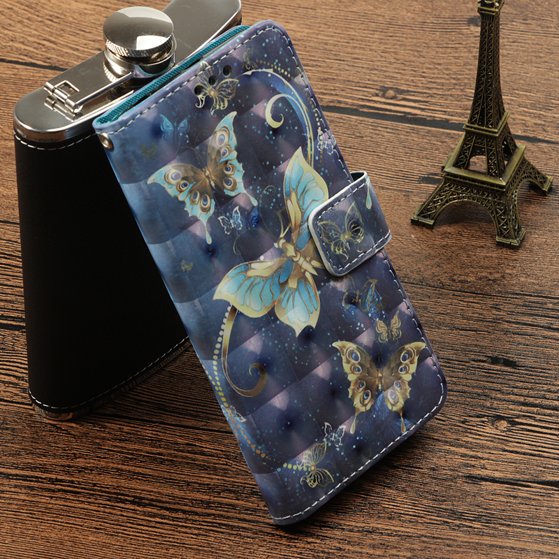 Case Huawei P20 Pro #เคสฝาพับพิมพ์ลาย Pattern Printing Light Spot Decor Leather