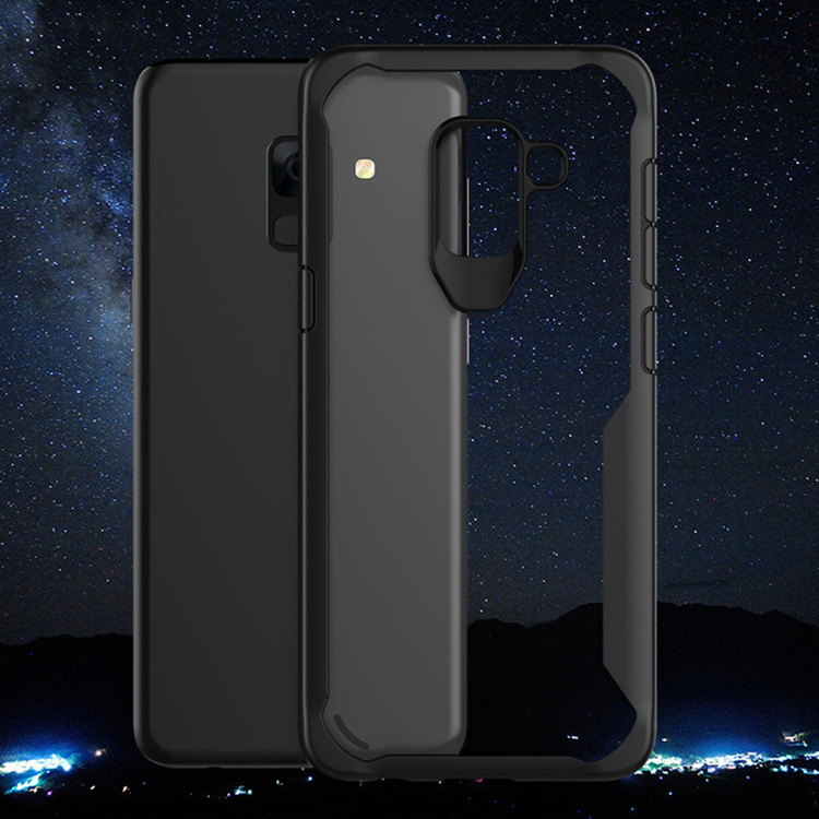 Case Samsung Galaxy A8 Plus 2018 #เคสฝาหลัง Hybrid Shock Absorption PC + TPU