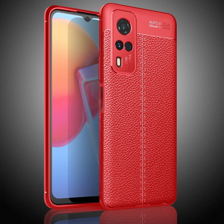 เคส Vivo Y31 2021 #เคสฝาหลัง TPU ผิวลิ้นจี่ช่วยป้องกันลายนิ้วมือและกันลื่นได้ดี