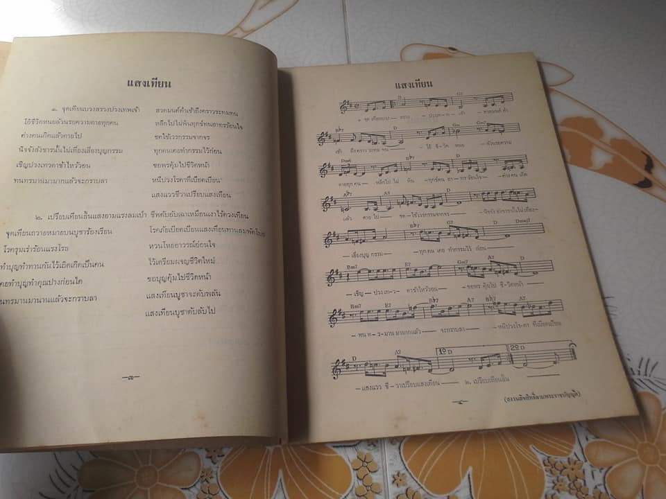 หนังสือ รวมเพลงพระราชนิพนธ์ ในพระบาทสมเด็จพระเจ้าอยู่หัว พระภูมิพลมหาราช รัชกาลที่ 9 (ปกรูปเทียน) **จองแล้ว**