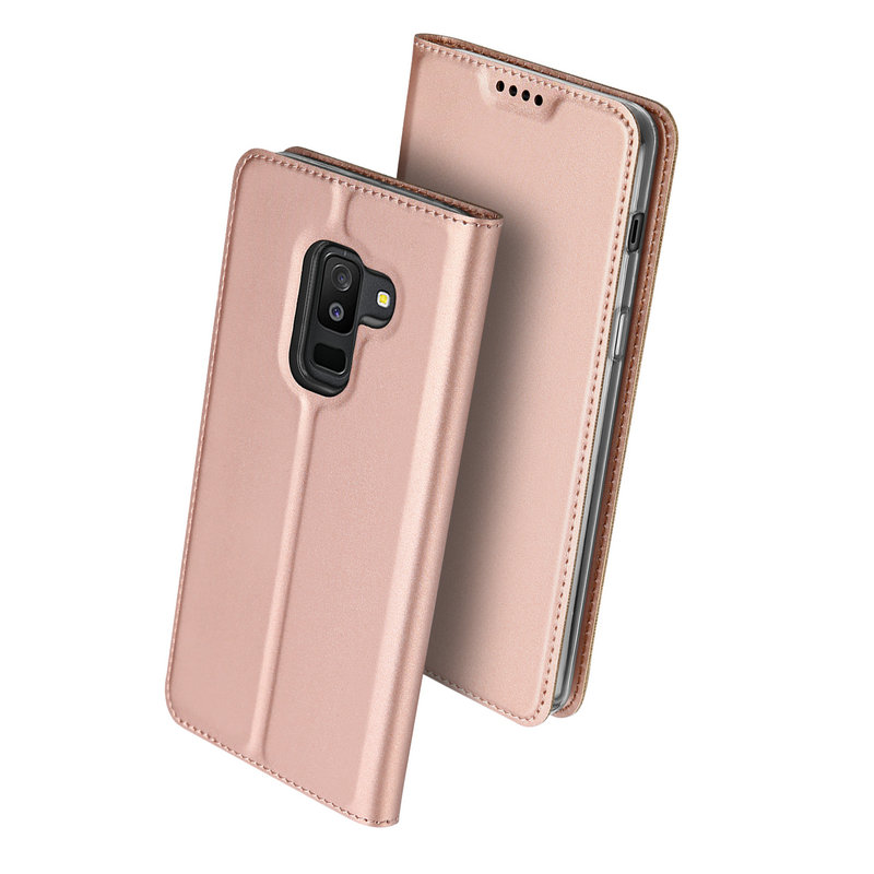 เคส Samsung Galaxy J8 (2018) #เคสฝาพับ DUX DUCIS Skin Pro Series คุณภาพดี
