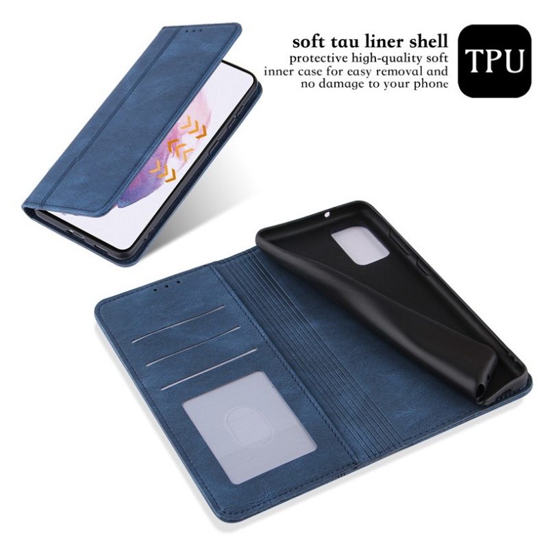 Case Samsung Galaxy S20 FE / S20 FE 5G #เคสฝาพับหนัง PU สไตล์กระเป๋าสตางค์พร้อมช่องใส่การ์ด Luxury Flip Stand Card Phone Leather Wallet Cover Casing
