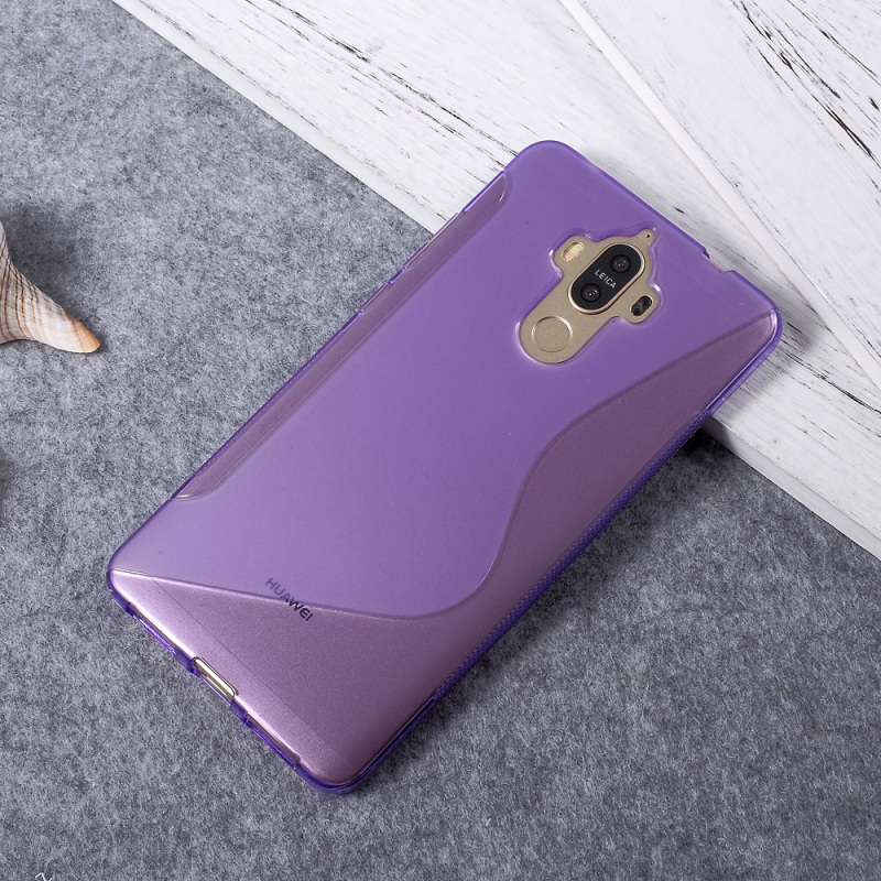 เคส Huawei Mate 9 #เคสฝาหลัง S Shape TPU