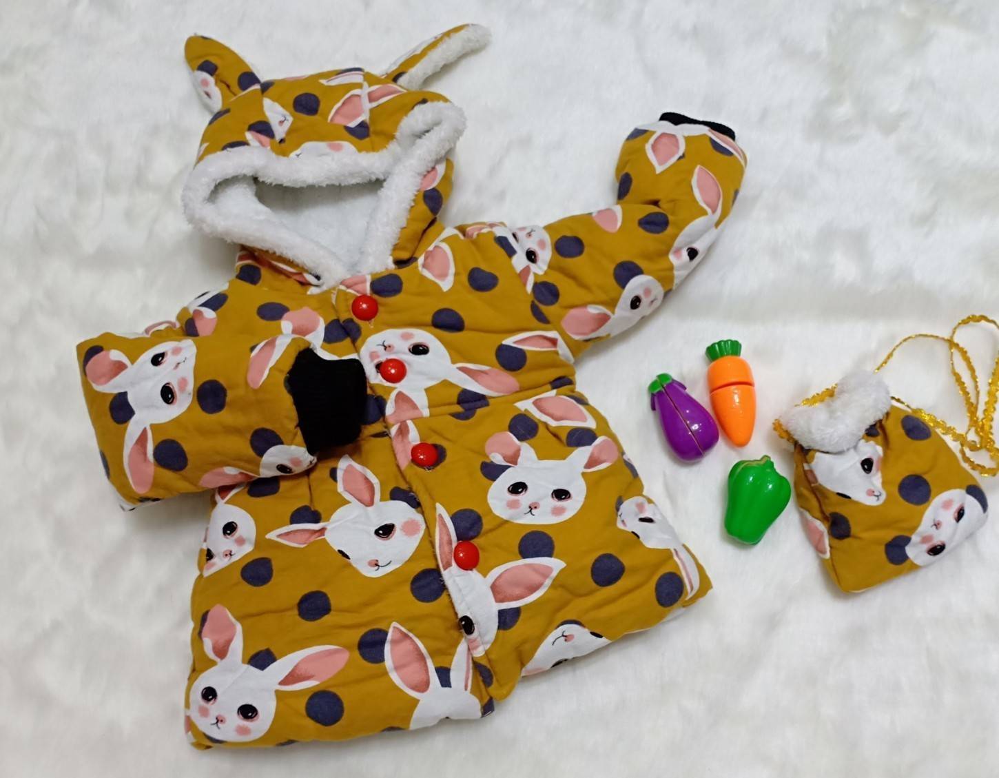 เสื้อกันหนาวเด็กมีฮู๊ด