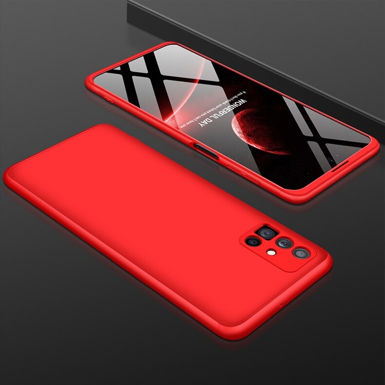 เคส Samsung Galaxy M51 #เคสฝาหลังพลาสติกแข็ง Detachable All-wrapped Matte แยกชิ้นได้