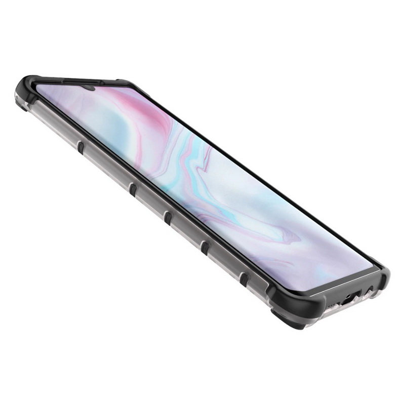 เคส Xiaomi Mi Note 10 Pro #เคสฝาหลังกันกระแทก Honeycomb Shock Absorber TPU + PC + Silicone Hybrid