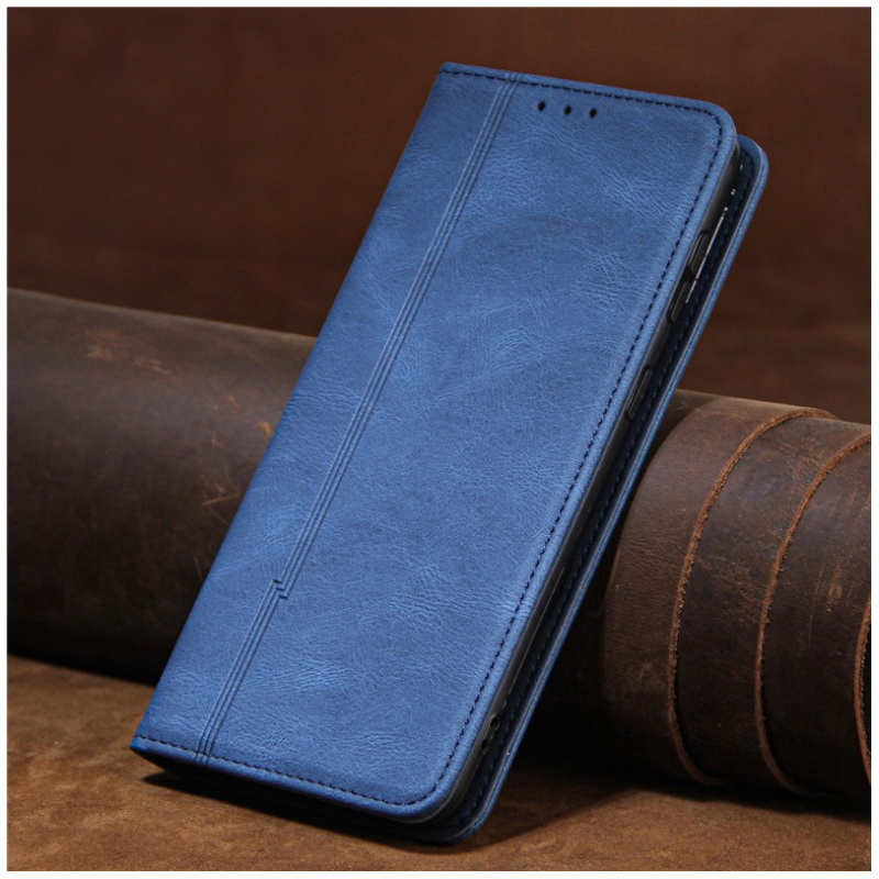 เคส Samsung Galaxy S22 Ultra 5G #เคสฝาพับหนัง PU สไตล์กระเป๋าสตางค์พร้อมช่องใส่การ์ด Luxury Flip Stand Card Phone Leather Wallet Cover Casing
