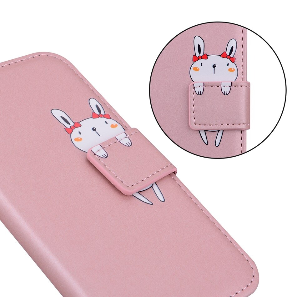 Case Redmi Note 9T 5G #เคสฝาพับหนัง PU ลายการ์ตูน Fashion Cartoon Animals Flip Case Texture Leather Wallet
