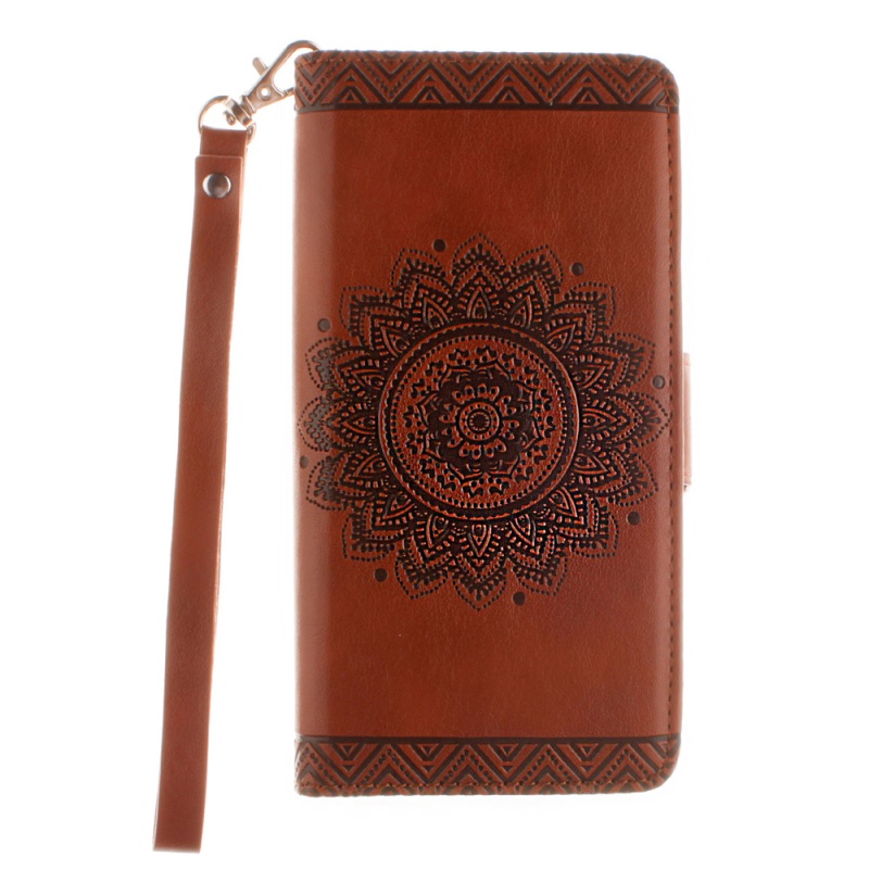 Case Huawei P8 Lite เคสฝาพับพิมพ์ลายนูน สไตล์กระเป๋าสตางค์ สวยงามทันสมัย