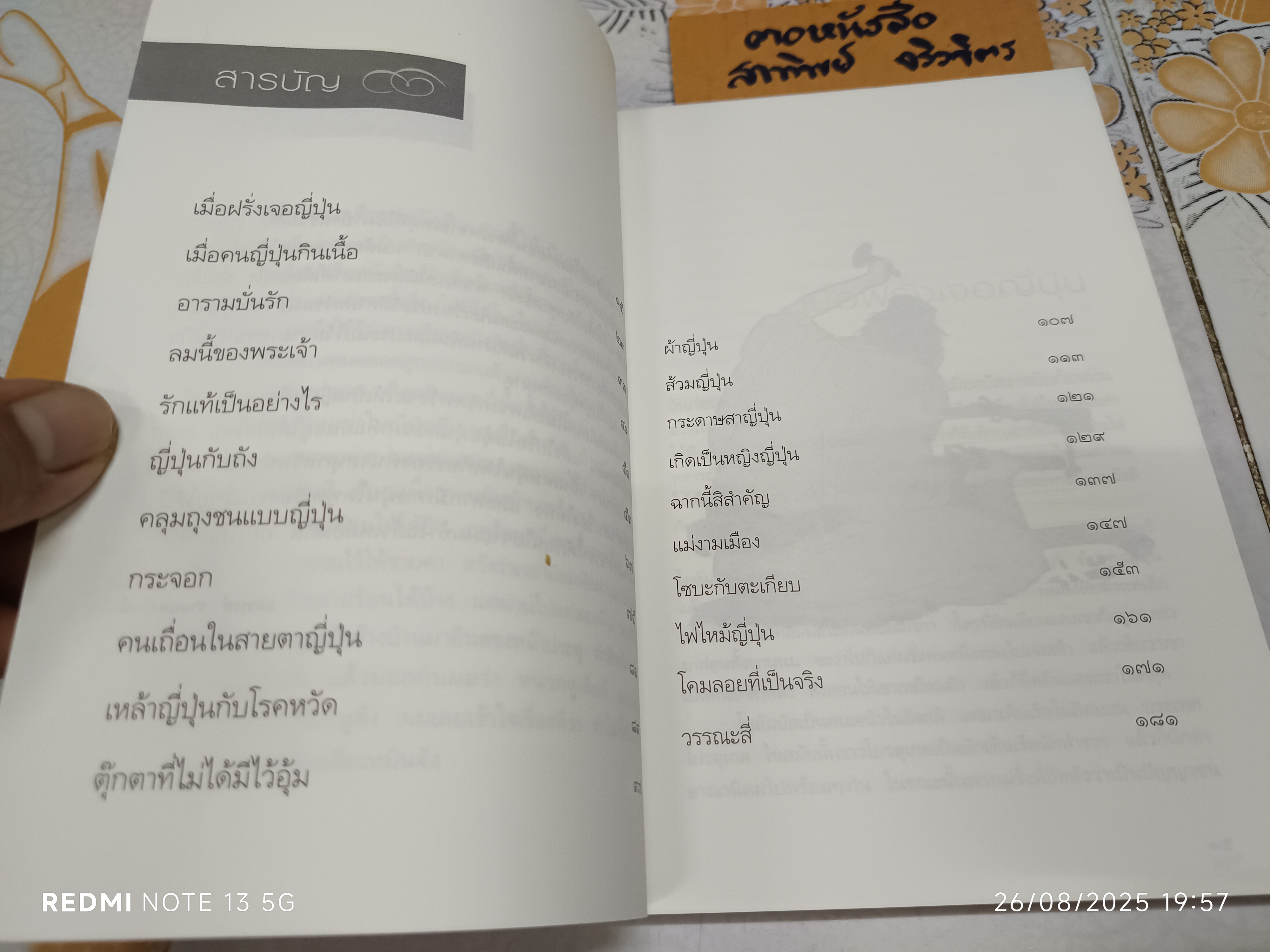 ใต้เสื่อตาตามิ - สมพงษ์ งามแสงรัตน์ พิมพ์ครั้งแรกพ.ศ 2548 แพรวสำนักพิมพ์