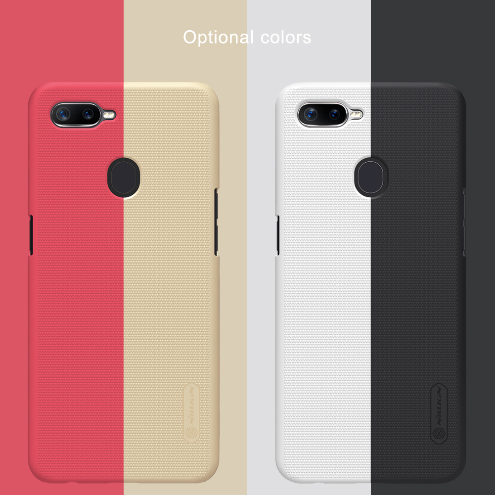 เคส OPPO F9 #เคสฝาหลังแข็ง NILLKIN แท้รุ่น Super Frosted Shield Hard Cover คุณภาพดีราคาเบาๆสบายกระเป๋า