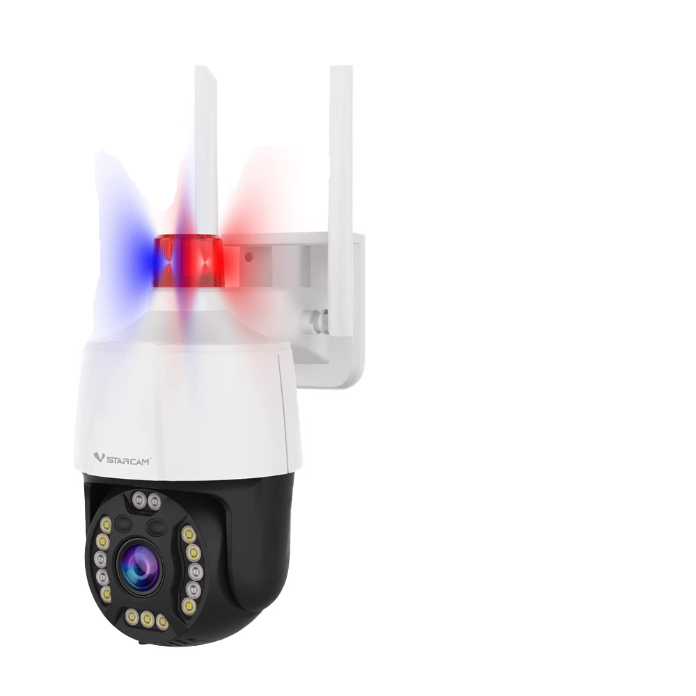 Vstarcam Vstarcam รุ่นCG668 กล้องวงจรปิดกล้องใช้ภายนอกแบบใส่ซิมการ์ด 4G ความคมชัด3.0MP ขาว