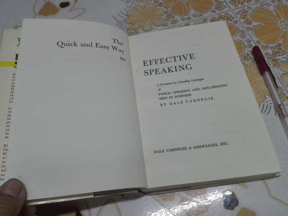 The Quick and Easy Way to Effective Speaking - DALE CARNEGIE ฉบับภาษาอังกฤษ