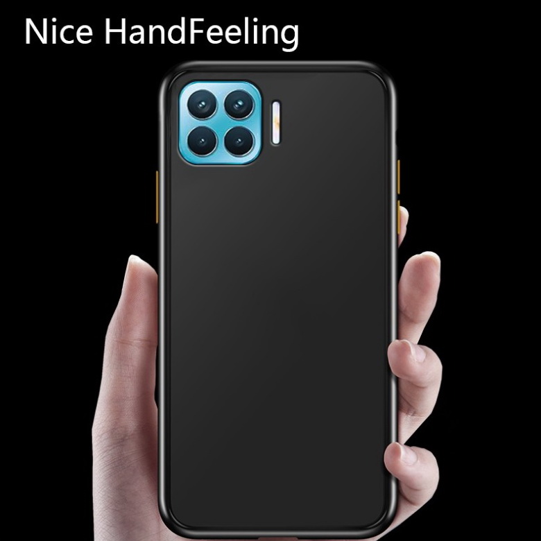 เคส Oppo A93 #เคสฝาหลังซิลิโคนโปร่งแสงขอบนิ่ม Frosted Translucent Silicone Case