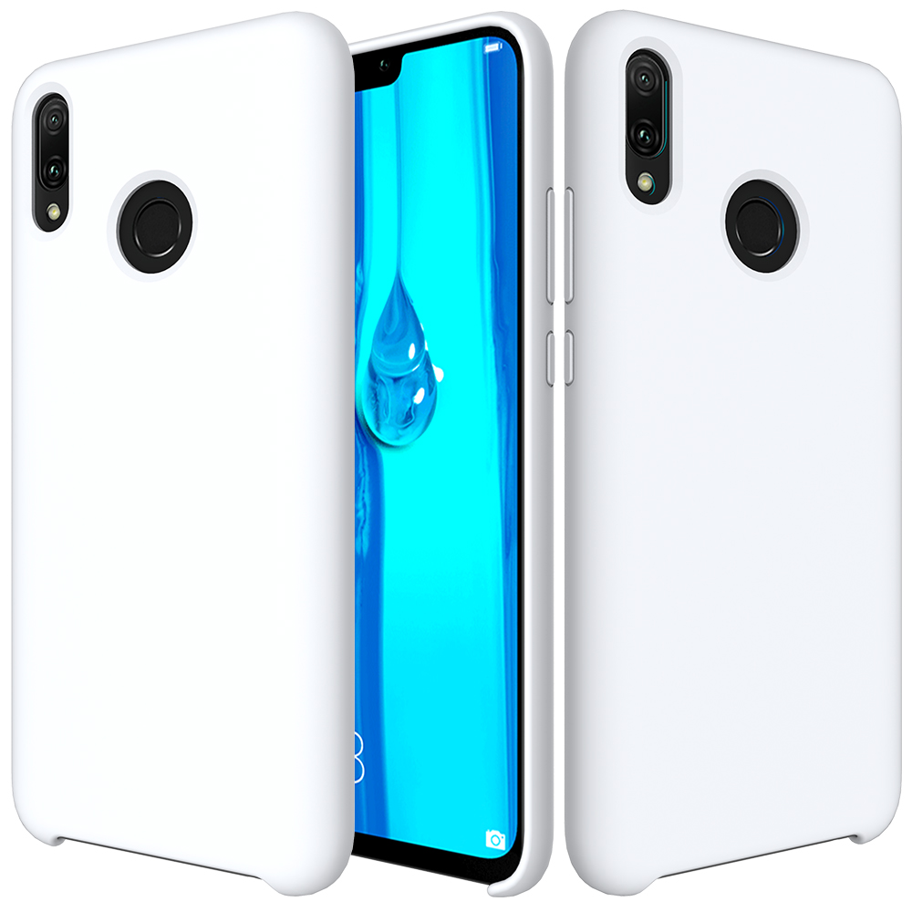 Case Huawei Y9 (2019) #เคสฝาหลังซิลิโคนนิ่มคุณภาพดี Liquid Silicone Back Case