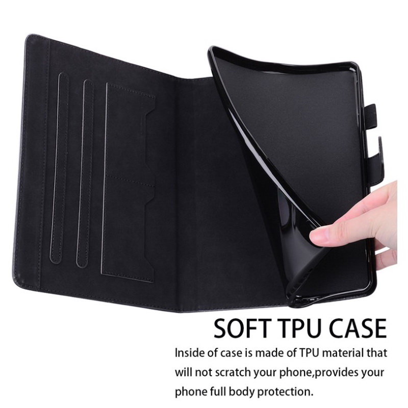 เคส Samsung Galaxy Tab A 10.5 (2018) T590 T595 #เคสฝาพับหนัง PU ลายการ์ตูน Fashion Cartoon Animals Flip Case Texture Leather Wallet