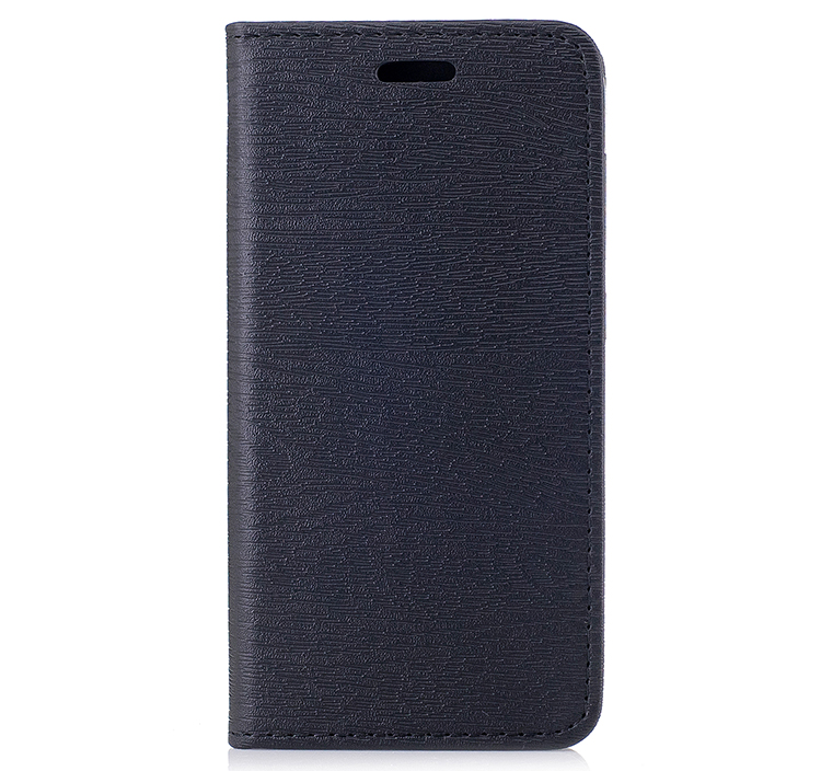 เคส Xiaomi Redmi 5A #เคสฝาพับหนัง PU พื้นผิวไม้ปิดแม่เหล็ก