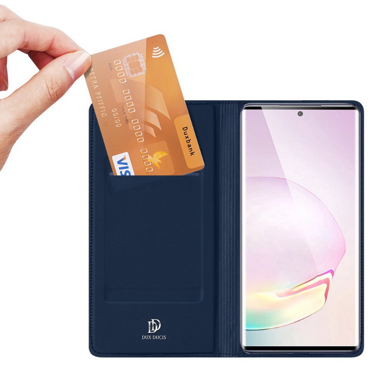 Case Samsung Galaxy Note 20 / Note 20 5G #เคสฝาพับหนัง PU DUX DUCIS Skin Pro Series Auto-absorbed PU Leather คุณภาพดี