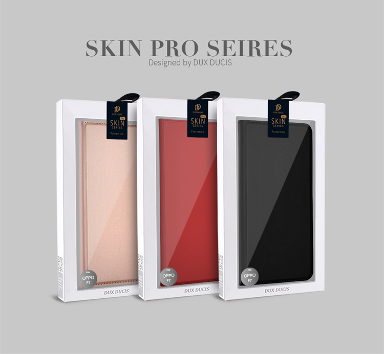 Case OPPO F7 #เคสฝาพับ DUX DUCIS Skin Pro Series คุณภาพดีราคาถูก