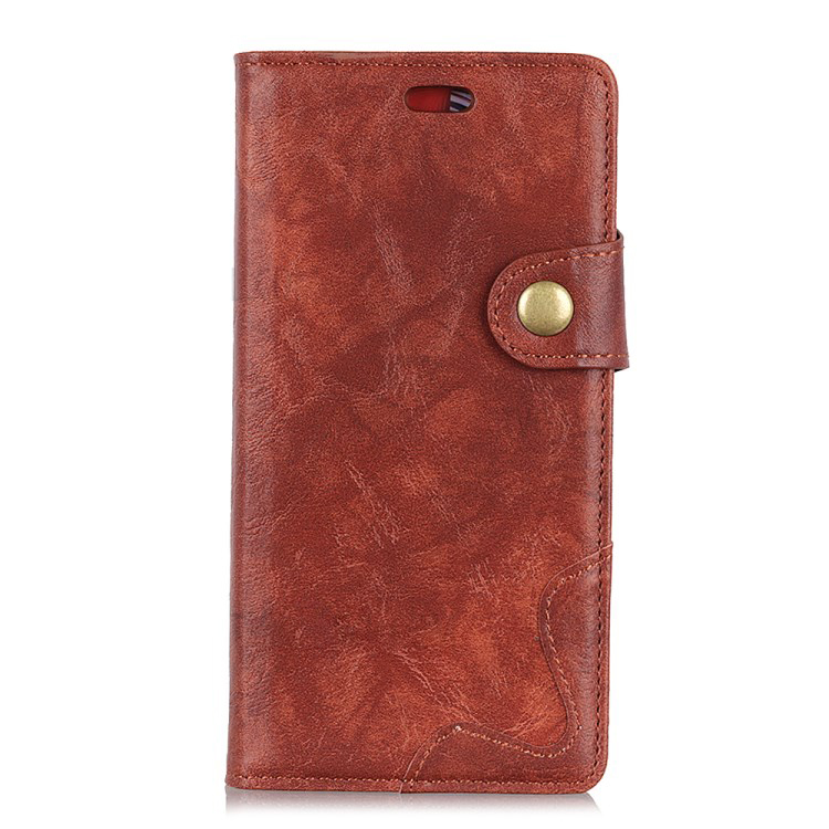 Case Samsung Galaxy A9 (2018) #เคสฝาพับหนัง PU ผิวหนังม้า S-shape Crazy Horse Texture Wallet Leather