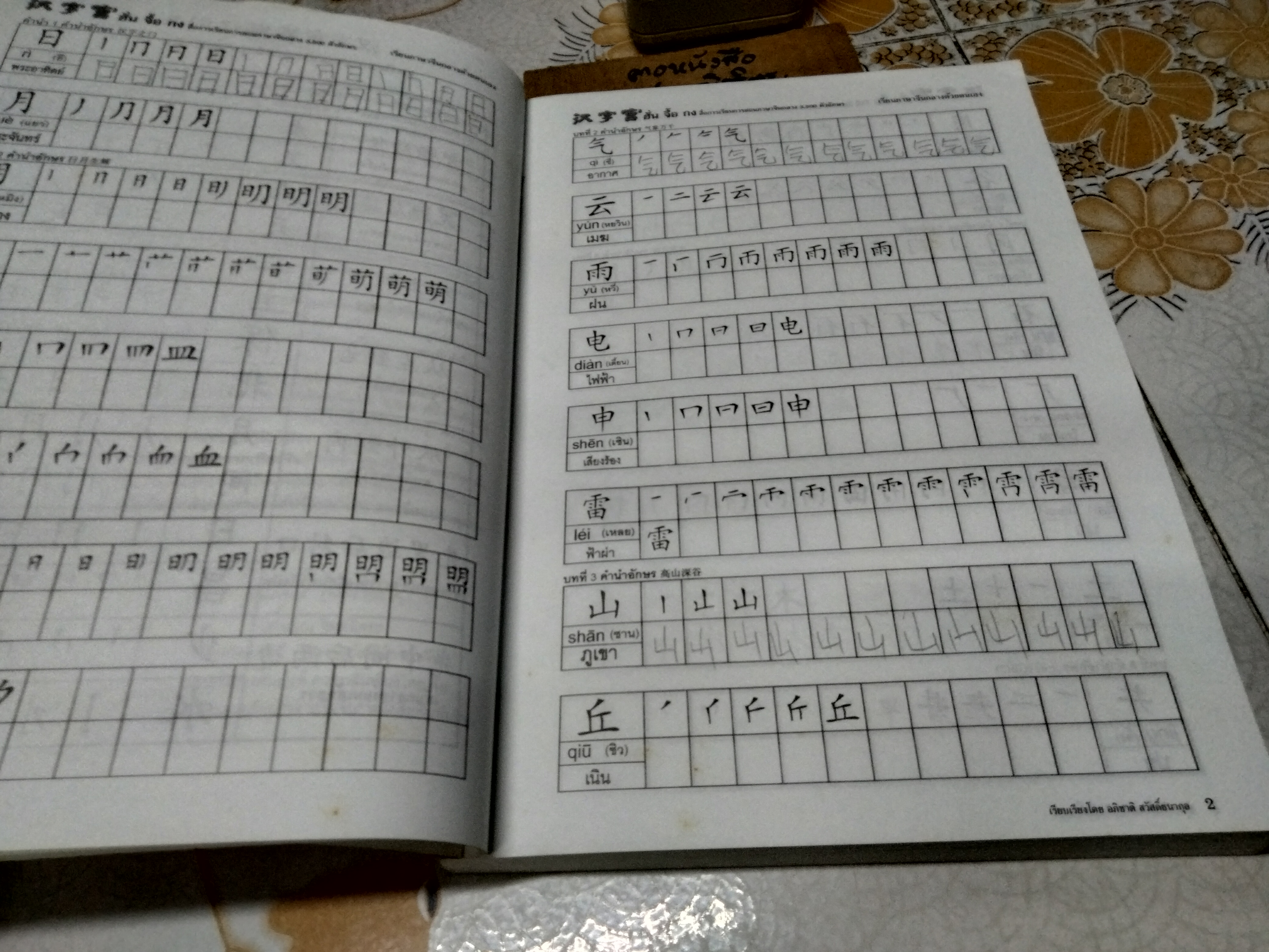 ลำดับขีดการเขียนตัวอักษรจีน 3,500 คำ ฮั่น จื้อ กง Strokes Order of Chinese Characters เรียบเรียงโดย อภิชาติ สวัสดิ์ธนากุล **สินค้าหมด**