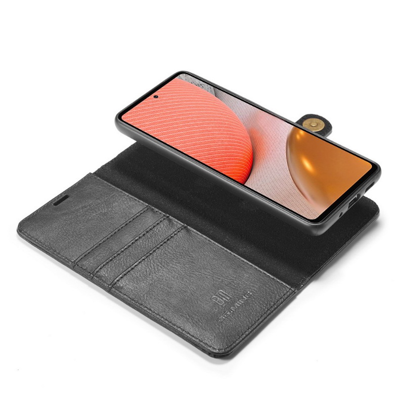 Case Samsung Galaxy A72 / A72 5G #เคสฝาพับสไตล์กระเป๋าสตางค์แบบแยกส่วน DG.MING Detachable 2-in-1 Wallet Split Leather