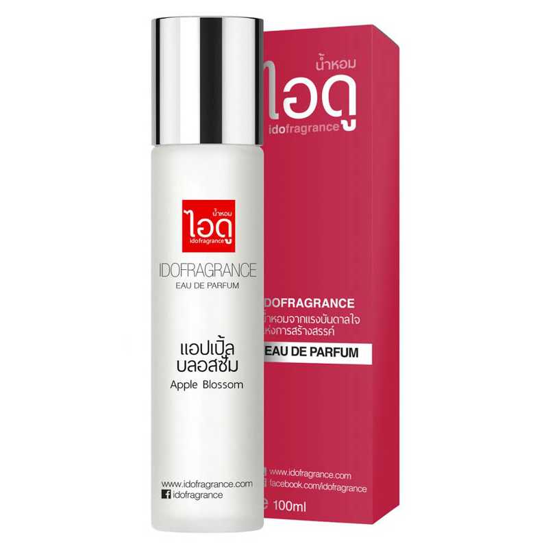IDOFRAGRANCE Apple Blossom Eau De Parfum น้ำหอม ไอดู กลิ่นแอปเปิ้ลบอสซั่ม 100ml.